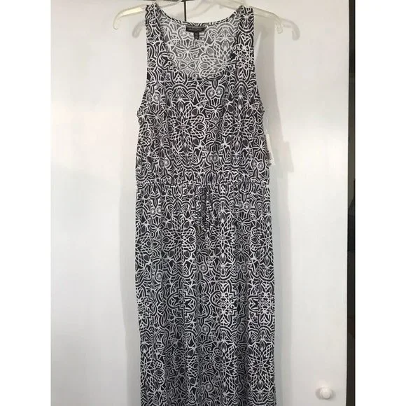 allison brittney maxi dresses Allison Brittney Women's Lace to Chiffon Maxi Dress with Elastic Waist Tie